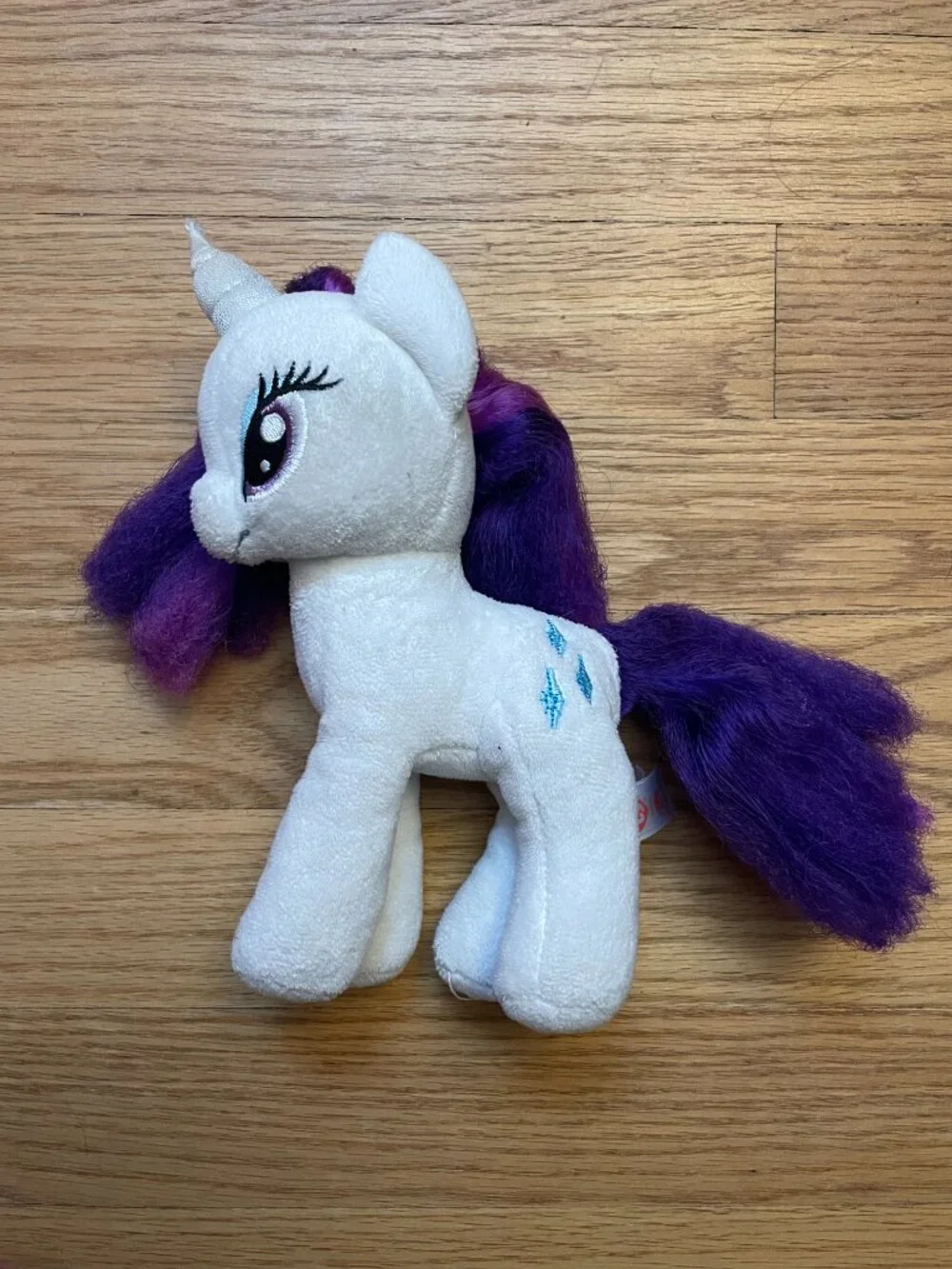 My Little Pony TY Rarity Plush Brushable